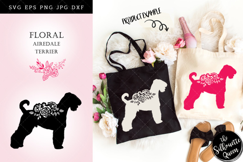 floral-airedale-terrier-dog-svg-file-for-cricut-for-silhouette