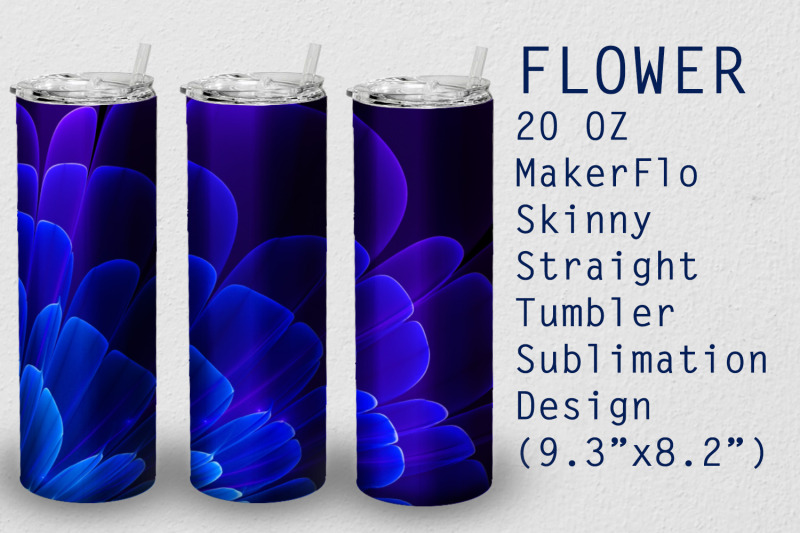 tumbler-straight-20-oz-sublimation-flower-wrap-design