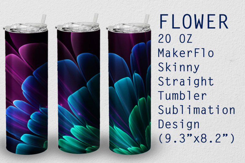 tumbler-straight-20-oz-sublimation-flower-wrap-design