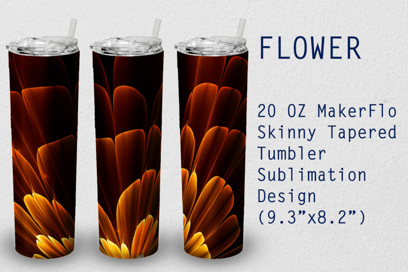 tumbler-tapered-20-oz-sublimation-flower-wrap-design