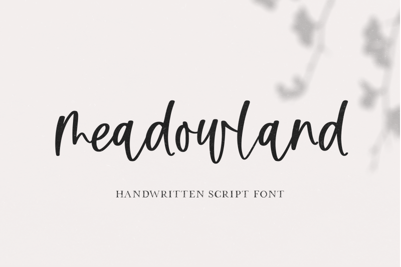 meadowland-handwritten-script-font