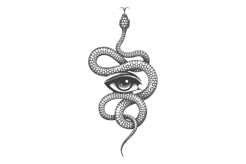 eye-and-snake-symbol-of-wisdom