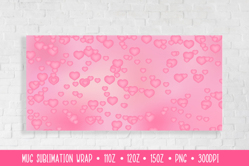 3d-hearts-mug-sublimation-wrap-pink-valentines-day-mug