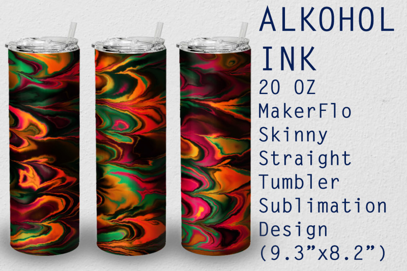 tumbler-straight-20-oz-sublimation-alcohol-ink-wrap-design