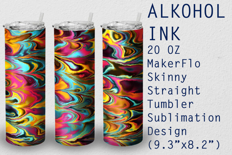 tumbler-straight-20-oz-sublimation-alcohol-ink-wrap-design