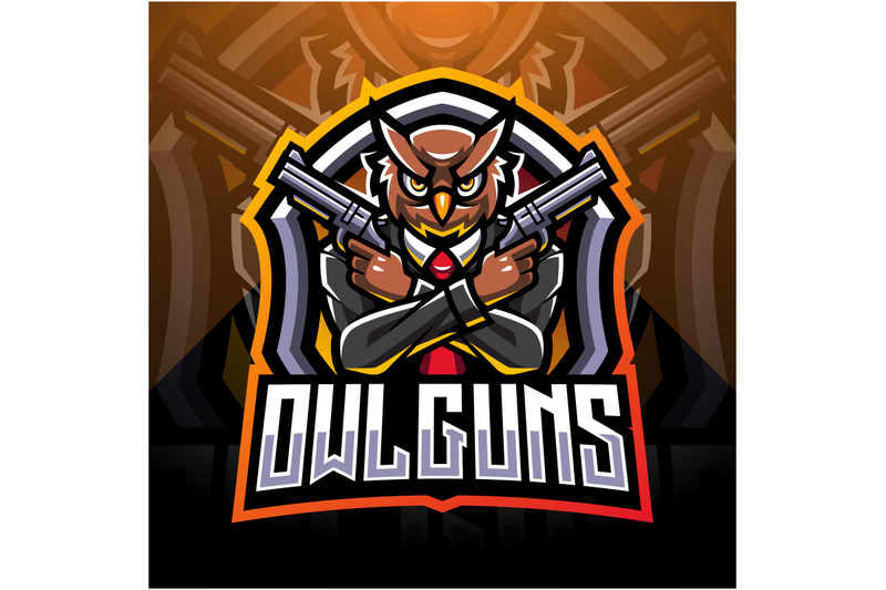 owl-gunners-esport-mascot-logo