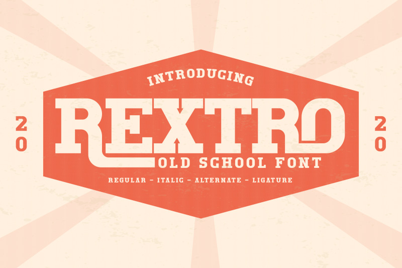 rextro-typeface