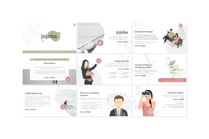 jojoba-google-slide-template