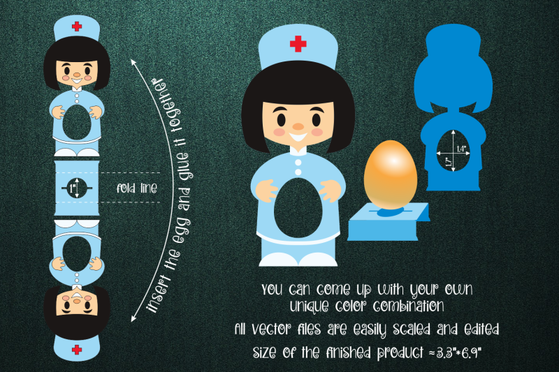 health-staff-egg-holders-bundle-svg