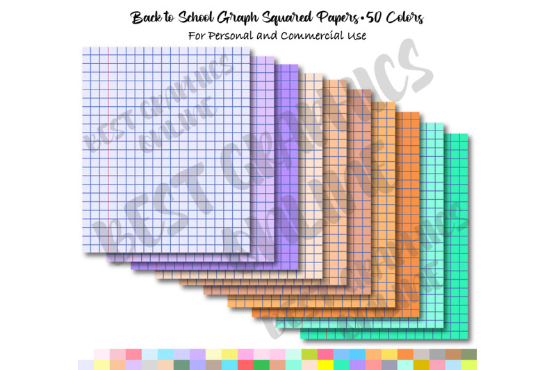 school-digital-papers-blank-graph-paper-page-clipart