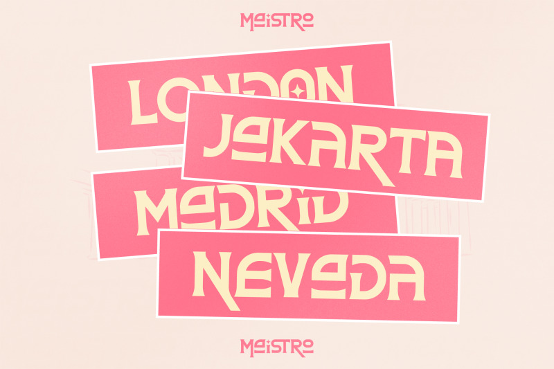 maistro-typeface