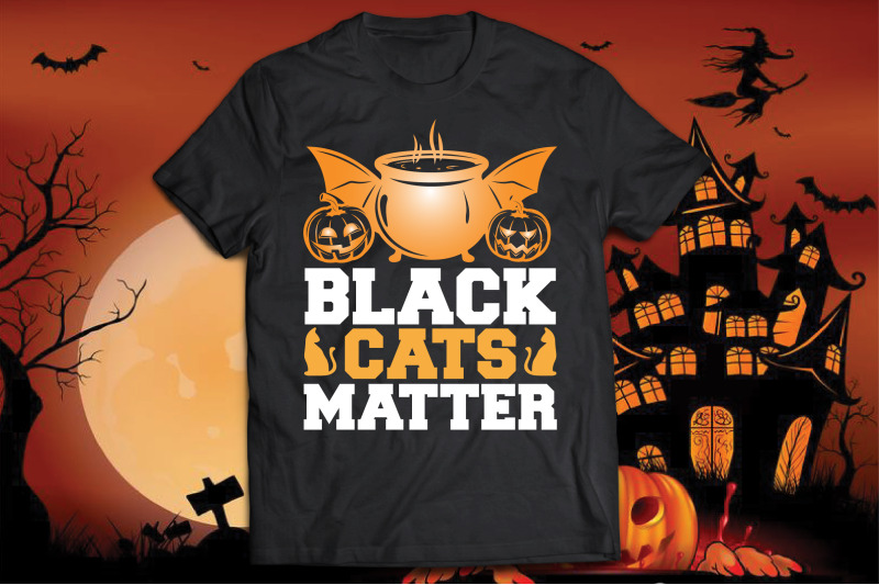 halloween-cat-t-shirt-design-bundle