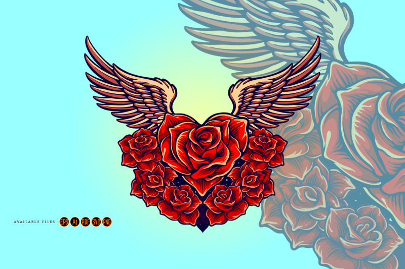 red-rose-blooming-with-wings-romantic