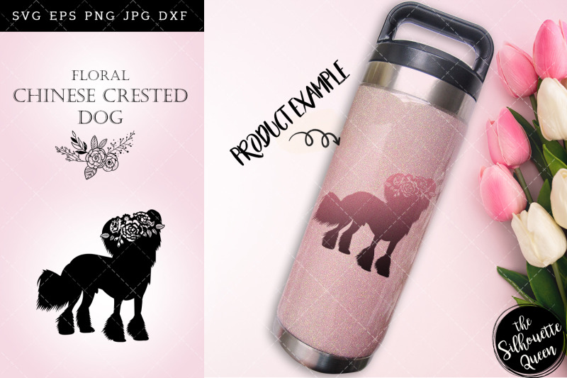 floral-chinese-crested-dog-svg-file-for-cricut-for-silhouette