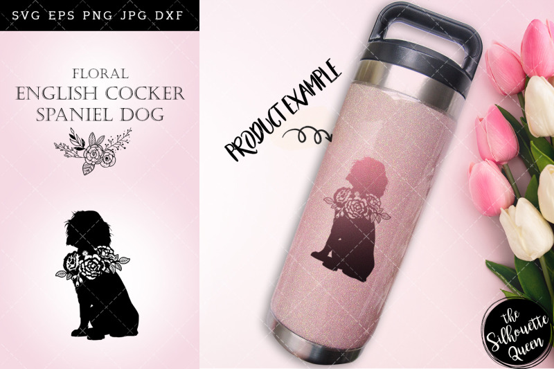 floral-english-cocker-spaniel-dog-svg-file-for-cricut-for-silhouette