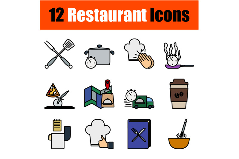 restaurant-icon-set