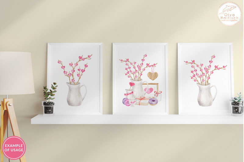 valentines-clipart-png-watercolor-cute-decor-hearts-envelopes