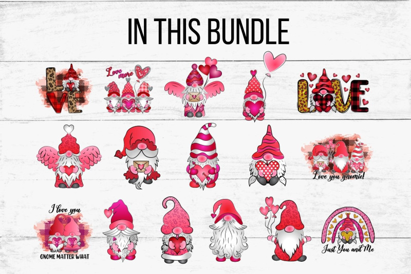 valentines-gnomes-sublimation-bundle