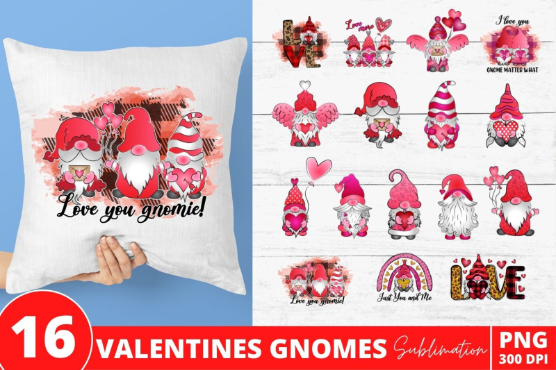 valentines-gnomes-sublimation-bundle