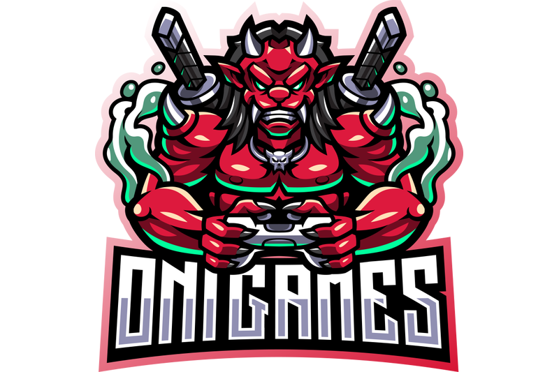 oni-games-esport-mascot-logo