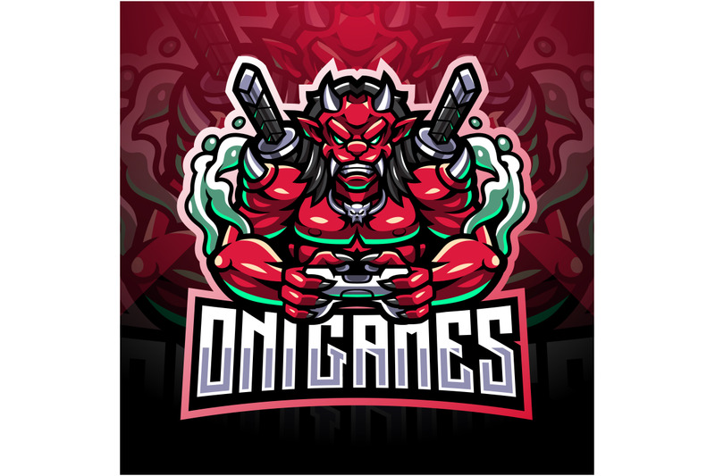 oni-games-esport-mascot-logo