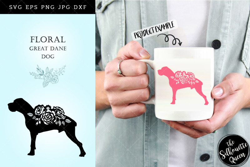 floral-great-dane-dog-svg-file-for-cricut-for-silhouette-cut-eps