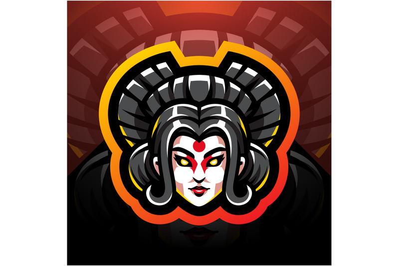 geisha-head-esport-mascot-logo