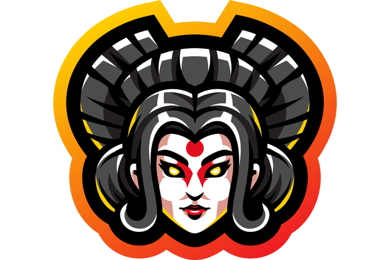 geisha-head-esport-mascot-logo