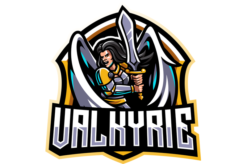 valkyrie-esport-mascot-logo