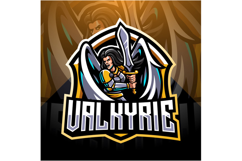 valkyrie-esport-mascot-logo