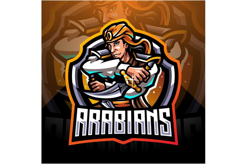 arabians-esport-mascot-logo