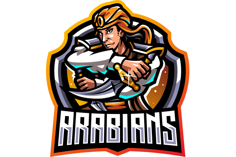 arabians-esport-mascot-logo