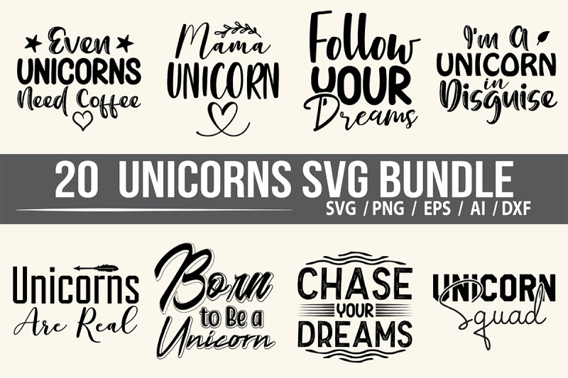 unicorn-svg-bundle