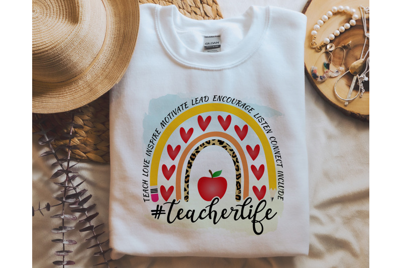 teacher-life-rainbow-png-for-sublimation