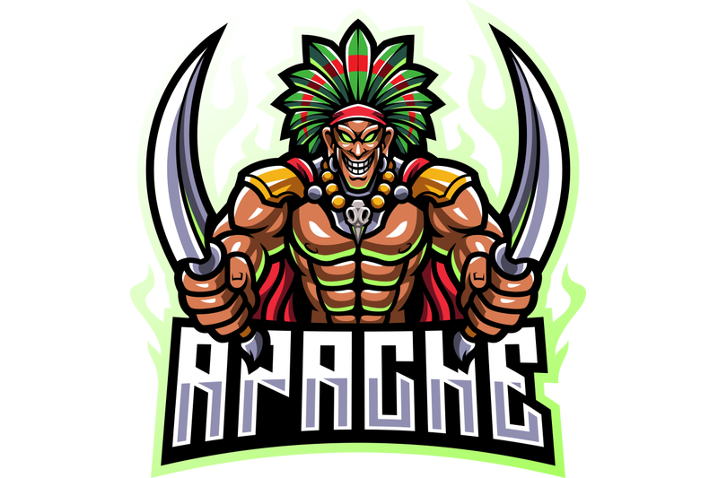 tribal-chief-esport-mascot-logo