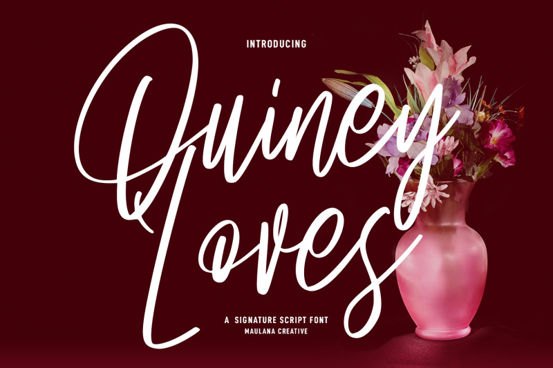 quiney-loves-signature-script-font