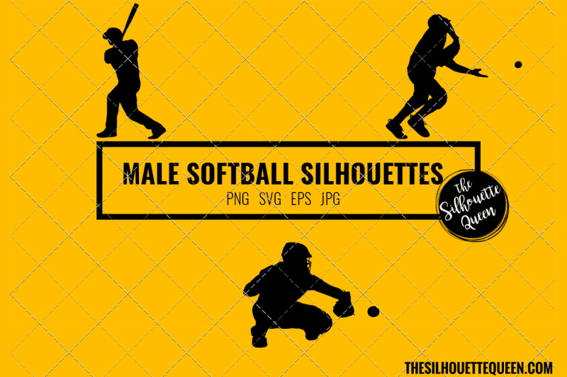 softball-men-svg-bundle-for-cutting-cut-files-silhouette-studio