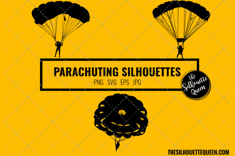 parachuting-svg-bundle-for-cutting-cut-files-silhouette-studio