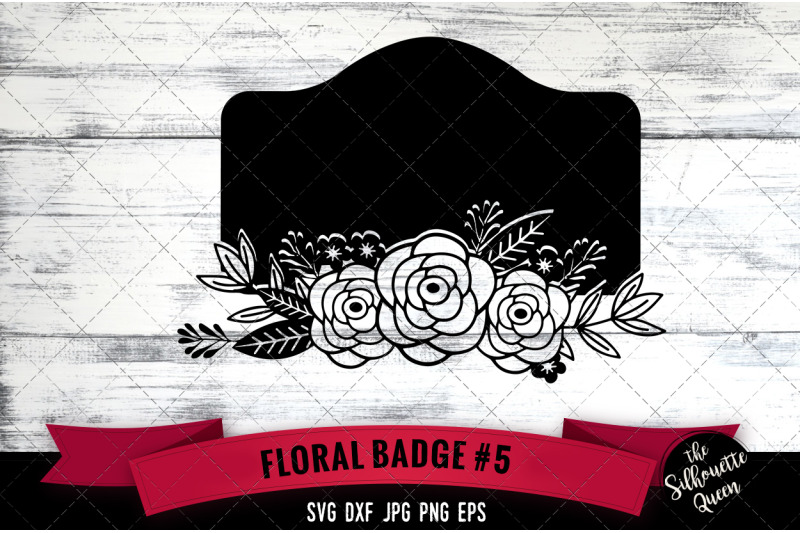 floral-badge-5-vector-silhouette-file