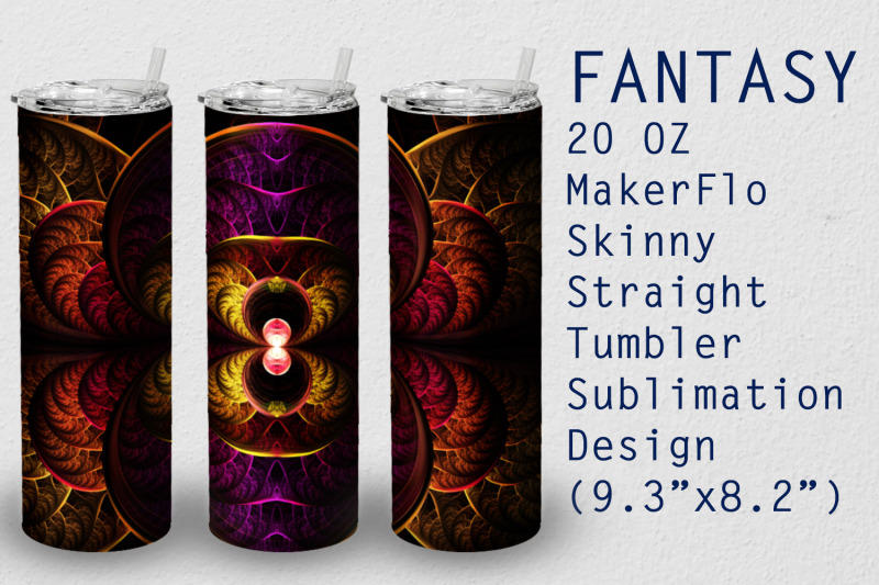 tumbler-straight-20-oz-sublimation-fantasy-wrap-design