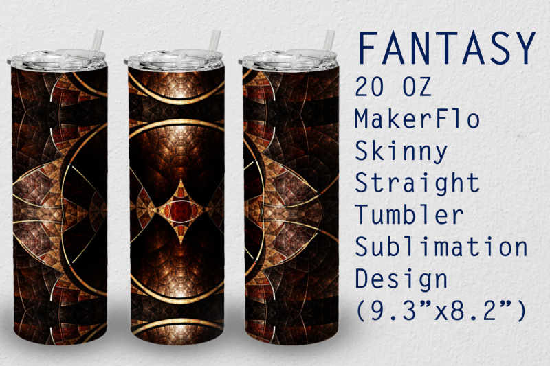 tumbler-straight-20-oz-sublimation-fantasy-wrap-design