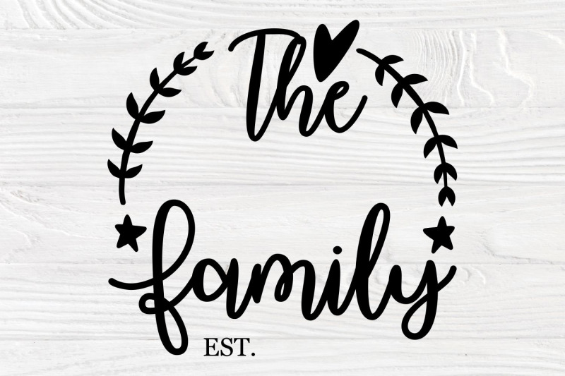 Family Monogram SVG, Family Last Name Svg Cut File By TonisArtStudio ...