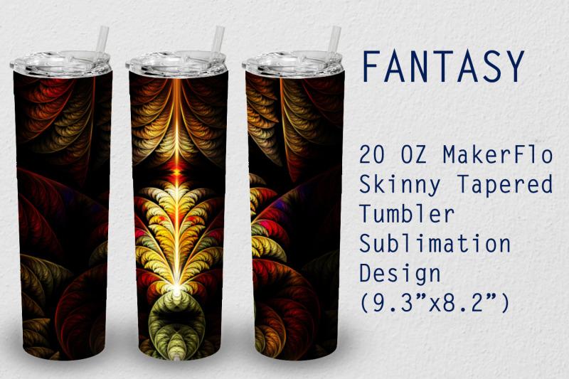 tumbler-tapered-20-oz-sublimation-fantasy-wrap-design