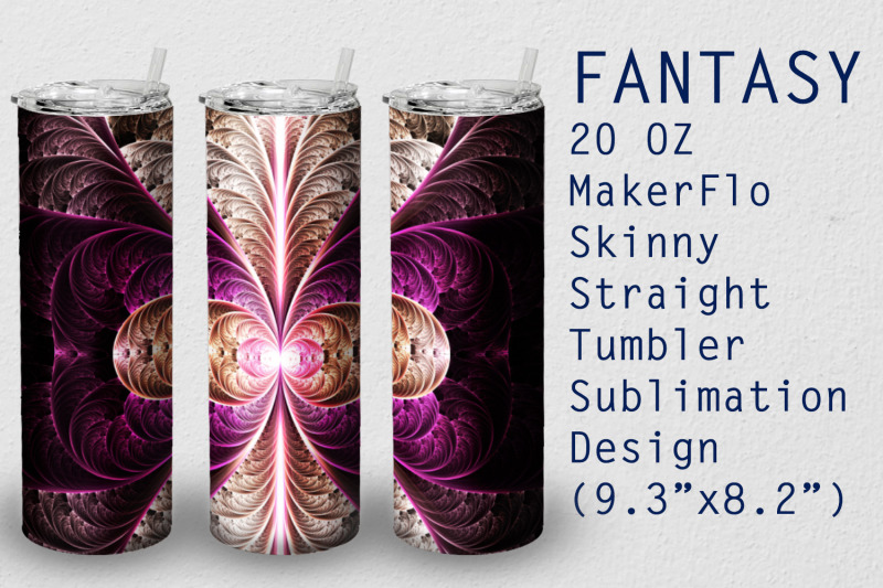 tumbler-straight-20-oz-sublimation-fantasy-wrap-design