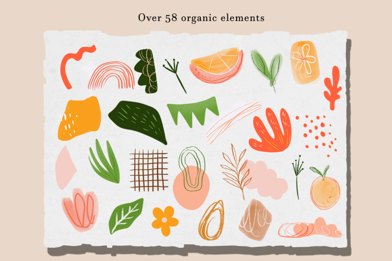 abstract-citrus-clipart-and-organic-shapes