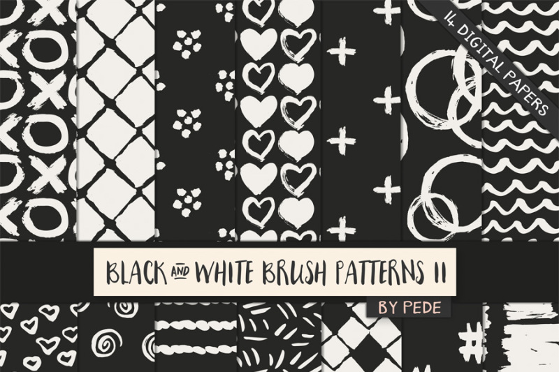 black-and-white-brush-patterns-ii
