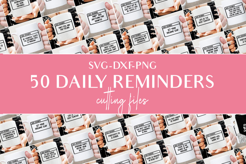 daily-reminders-svg-bundle