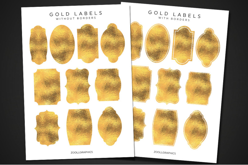 gold-labels-with-and-without-borders