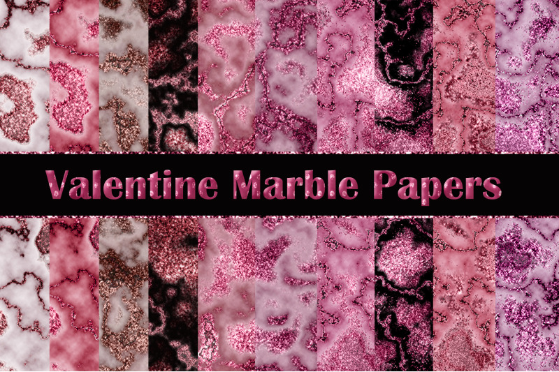 valentine-pink-marble-background-papers