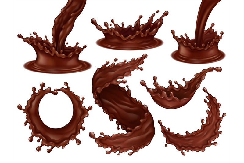 realistic-chocolate-frosting-splashes-streams-and-hot-dark-chocolate